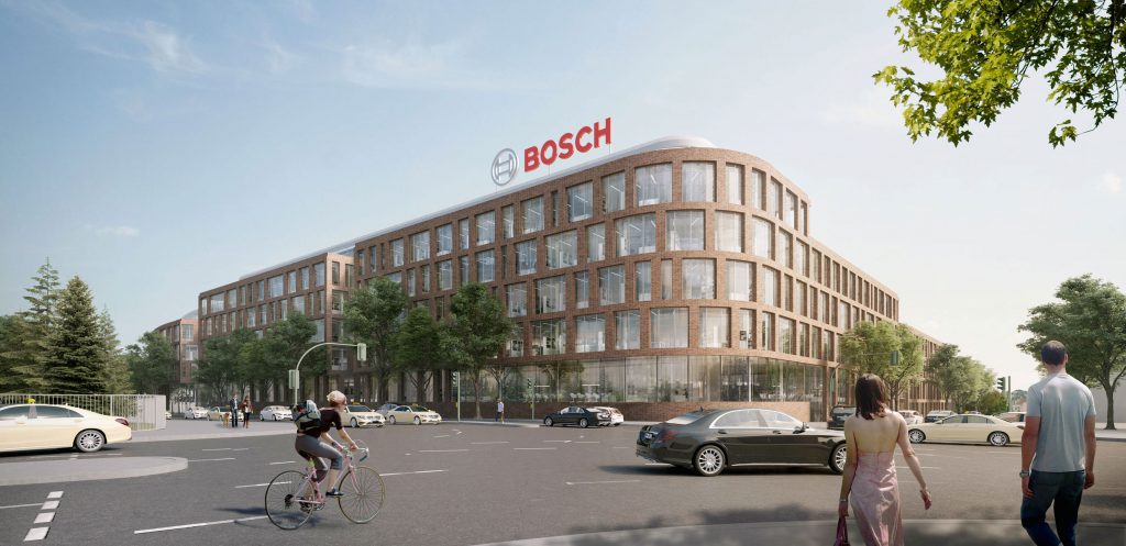 Αντισεισμικός Σχεδιασμός , Γραφεία της Bosch Από Οπλισμένο Σκυρόδεμα (90074τ.μ.) , Στουτγκάρδη, Γερμανία